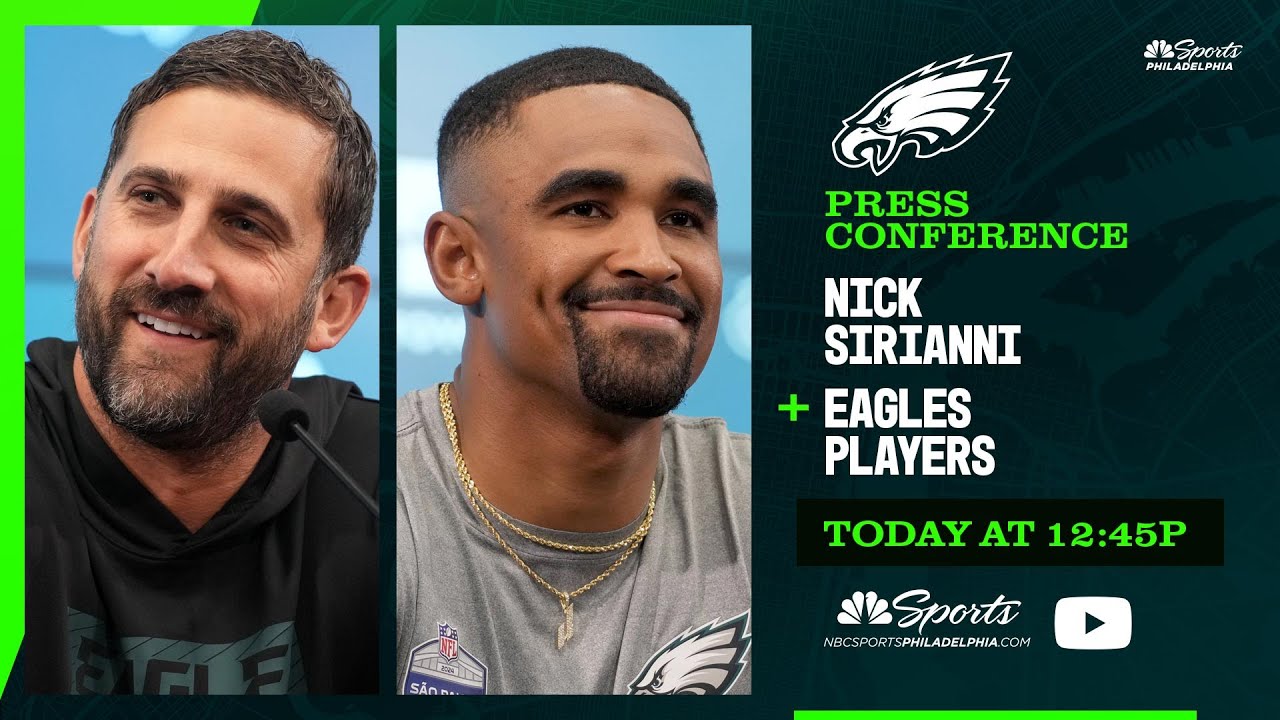 Nick Sirianni, Jalen Hurts & Eagles players press conference | Today at ...