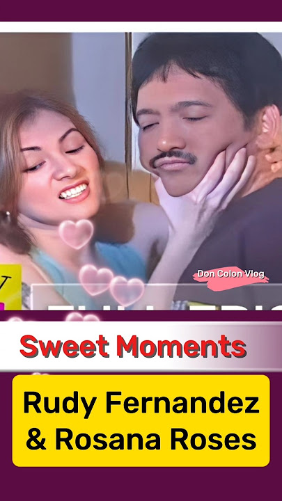 Rudy Fernandez and Rosanna Roces sweet Moments #shortsviral #trending