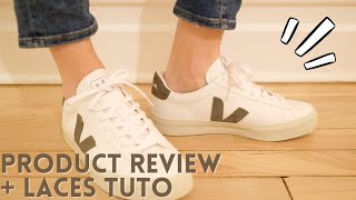 Veja Campo kaki : review + how to do the laces !