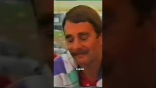 Nigel Mansell suggesting Williams & Honda are up to no good… 👀 (1987)