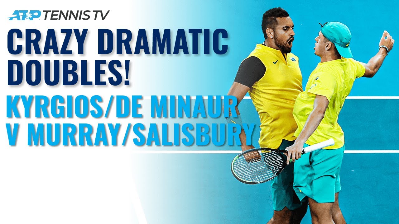 Kyrgios/De Minaur v Murray/Salisbury Crazy Dramatic ATP Cup Highlights!