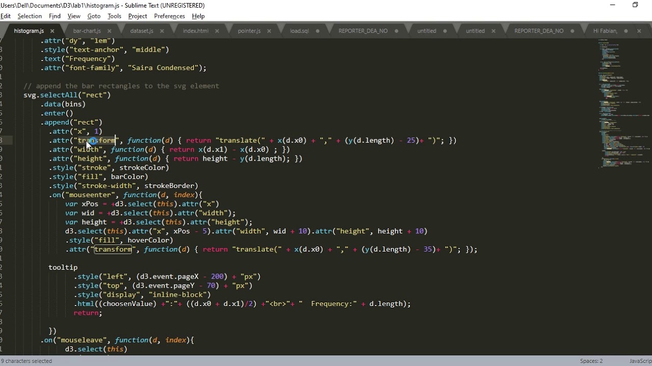 Visualization using D3 and HTML- Code deep dive Part 1 - YouTube