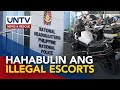 Special team vs hindi awtorisadong security escorts, bubuoin ng PNP at DOTr