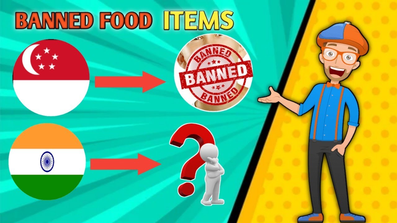 Banned Food Items From Different Countries Info data tube YouTube