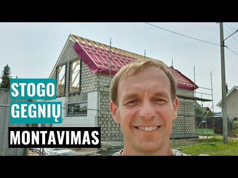 Video: Kaip pastatyti gegnes pastogės stogui?