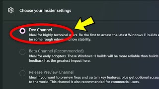 how to switch between channels in the insider program (windows 11)