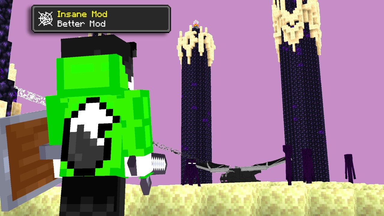 Beating Minecraft With The MOST Insane Mods... - YouTube