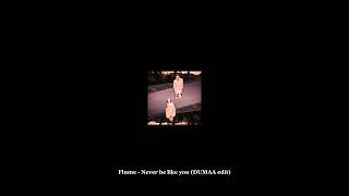 Flume - Never be like you (DUMAA edit)