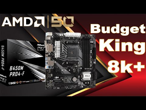 Asrock B450M PRO4-F high-end motherboard feature in a budget motherboard unboxing & overview