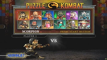 Mortal Kombat - Deception - Puzzle Kombat All Characters + Gameplay