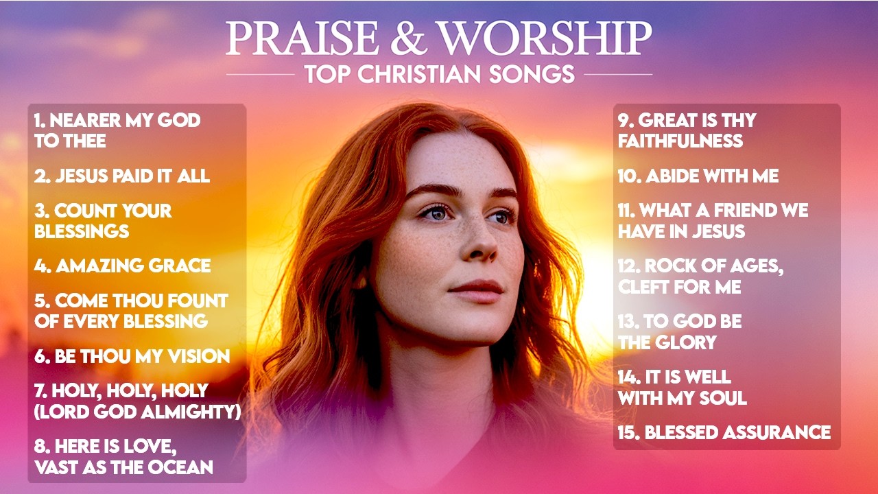 Песни Хвалы и Поклонения 2025 ✝️ Лучший плейлист христианских гимнов 🎶
