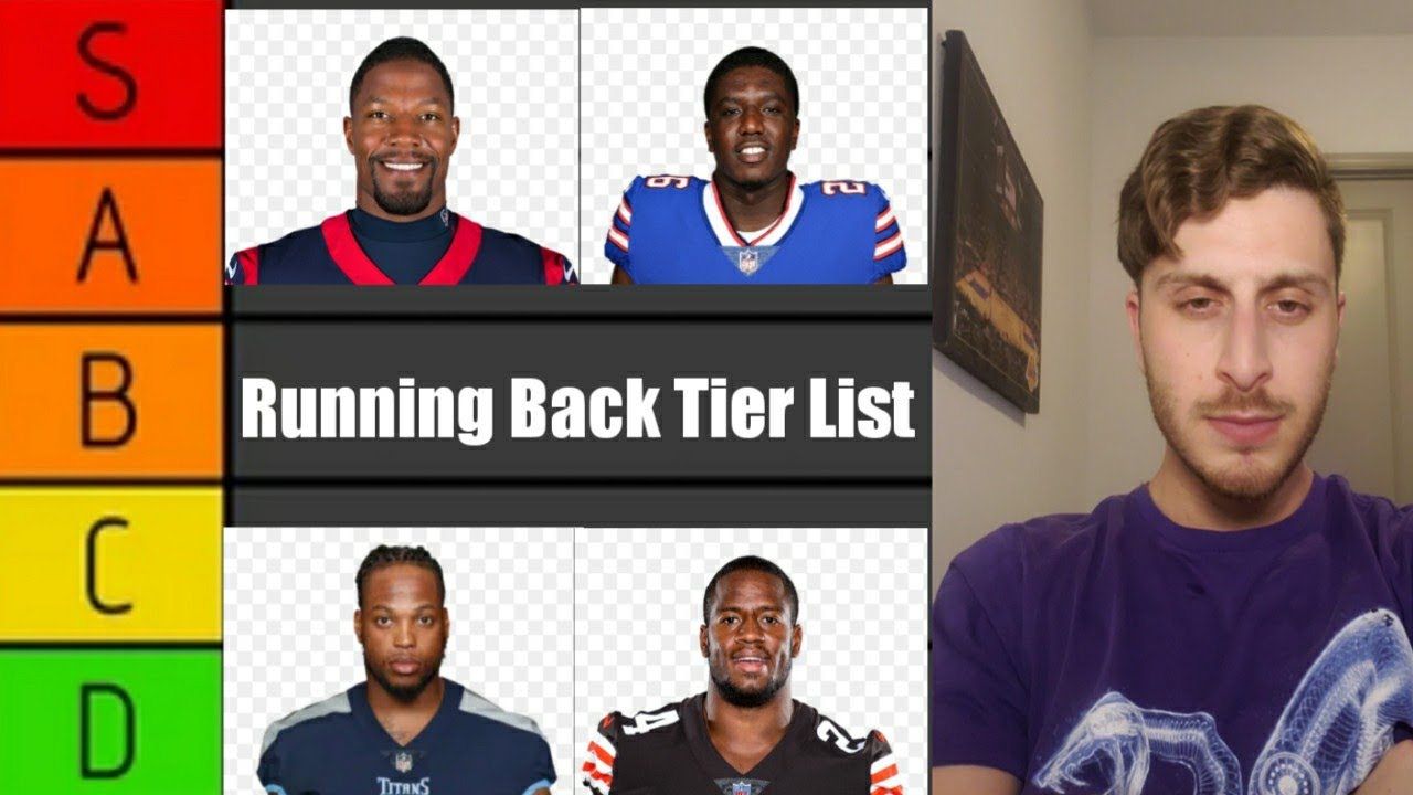 Nfl Running Back Tier List Youtube