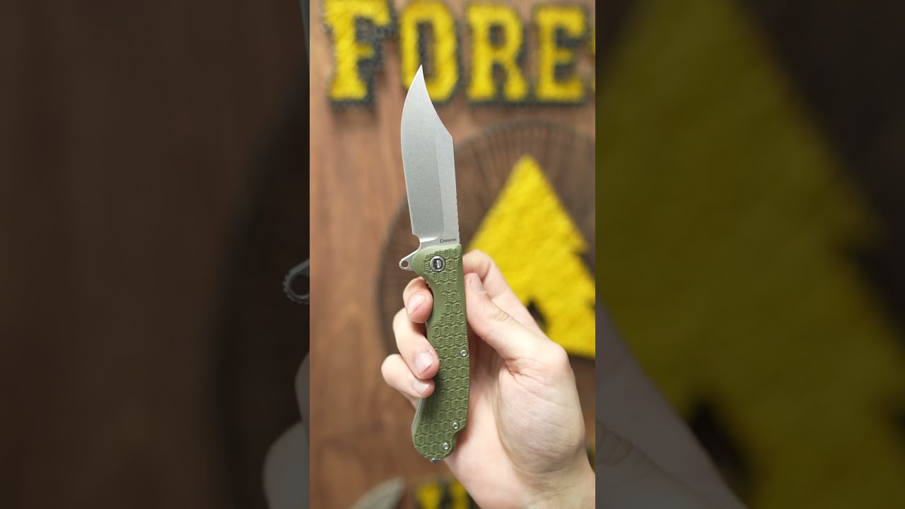 Нож Daggerr Powie DL stonewash сталь 8Cr14MoV рукоять Olive FRN