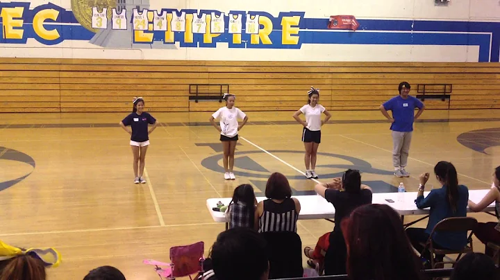 LQHS Cheer Try Outs - 2013 (Jen, Courtney, Vivian,...