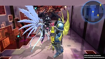 DIGIMON STORY CYBER SLEUTH Wlakthrough Part 173 - Getting to 40th Floor