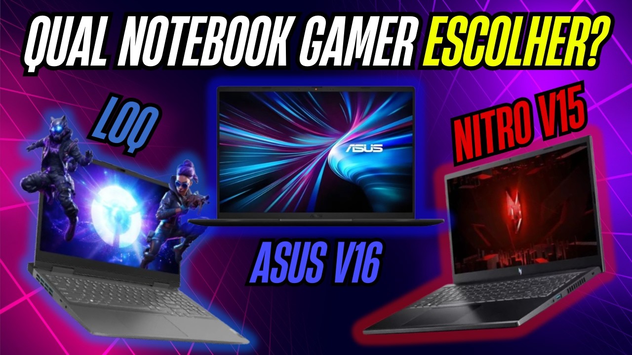 Qual desses 5 NOTEBOOK GAMER é o MELHOR CUSTO BENEFICIO para você em ...