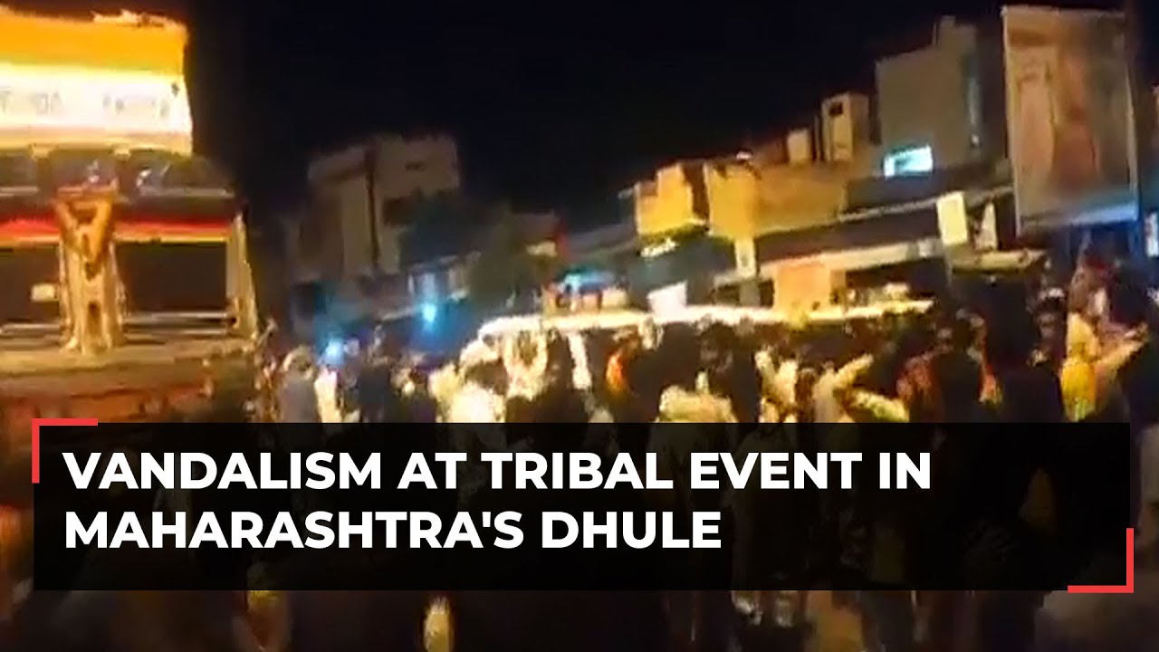 Maharashtra Tension escalates in Dhule as banner at a tribal event was torn