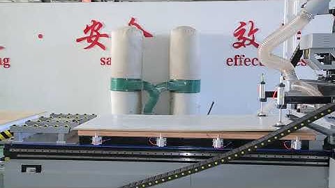 ATC cnc router with loading and unloading function