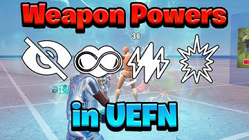 How to create Weapon Powers in Fortnite Creative (INVINCIBLE, INVISIBLE, SPEED, VFX EFFECT) (UEFN)