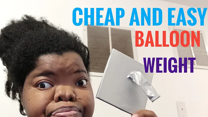CHEAP And Easy Balloon Weight//DIY// Balloon Basics// How To Make A BALLOON WEIGHT for ONLY 5 cents!