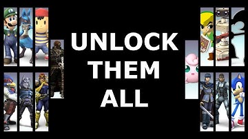 Super Smash Bros Brawl Unlock all Characters THE EASY WAY (GameVersionGerman)