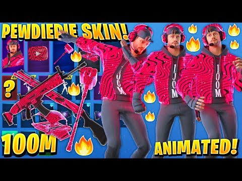 *new*-100m-animated-"pewdiepie"-fortnite-skin-concept..!-(pickaxe,-wrap,-glider)---play-button