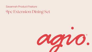 Savannah 9-Piece Expandable Dining Collection | Agio x Sam's Club