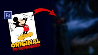Can I Photoshop the Most Depressing Mickey Mouse edit ever? screenshot 2