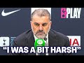 ANGE "I Was a Bit Harsh On The Lads" Tottenham 4-1 Newcastle [POST MATCH PRESS CONFERENCE] image