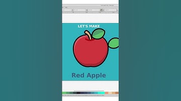 #inkscape #red #apple #speedart #vectorart #redapple
