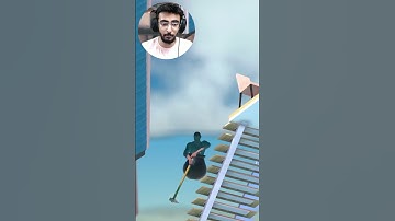 Getting Over It stairs level passed #youtubeshorts