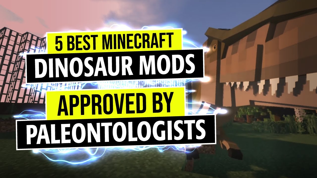 5 Best Minecraft Dinosaur Mods ⚒️ Scary Dinosaurs at Every Corner! YouTube