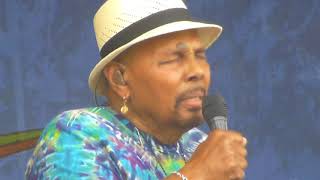 Aaron Neville at Jazz Fest 2018-05-04  IF I HAD A HAMMER