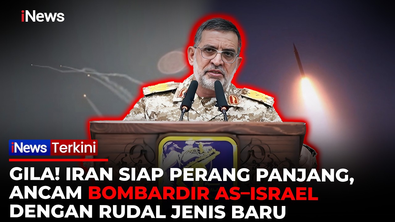 BREAKING NEWS Iran Siap Perang Panjang! Bakal Bombardir AS-Israel dengan Rudal Jenis Baru