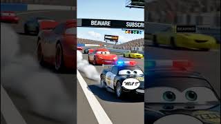 Mcqueen Car Chase Little Police Car Minion