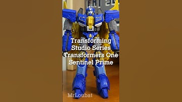 Transforming Studio Series Transformers One Sentinel Prime | MrLoubat | Transformers