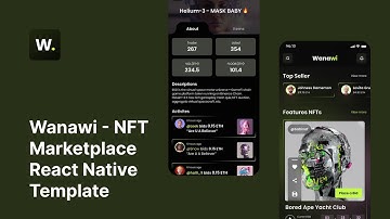 Wanawi - NFT Marketplace React Native Template