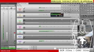201201-01 OBS E-Drum Live/ Jamtaba(S-Alone) / (Cakewalk VSTi)/