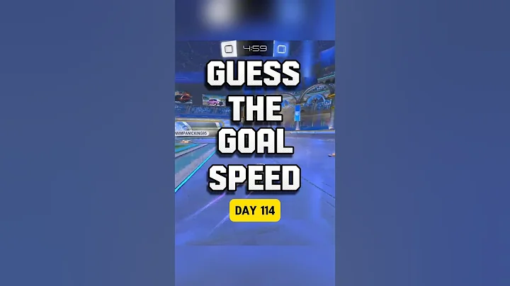 Guess The Goal Speed - DAY 114 #rocketleague #rl #rocketleagueclips