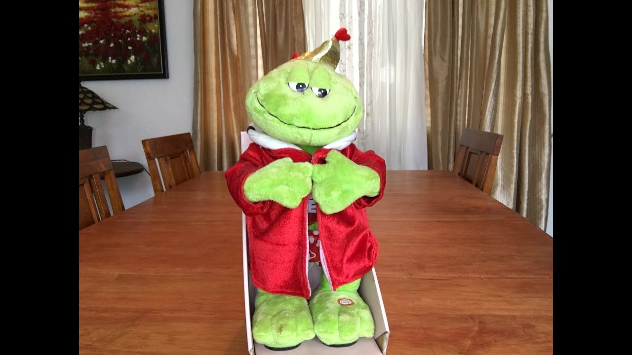 Gemmy Flirty Flashers Frog Without Fur