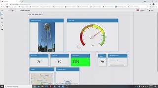 Unitronics Unicloud - Water Tower status via the cloud.