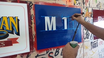 Sign Painting by John King