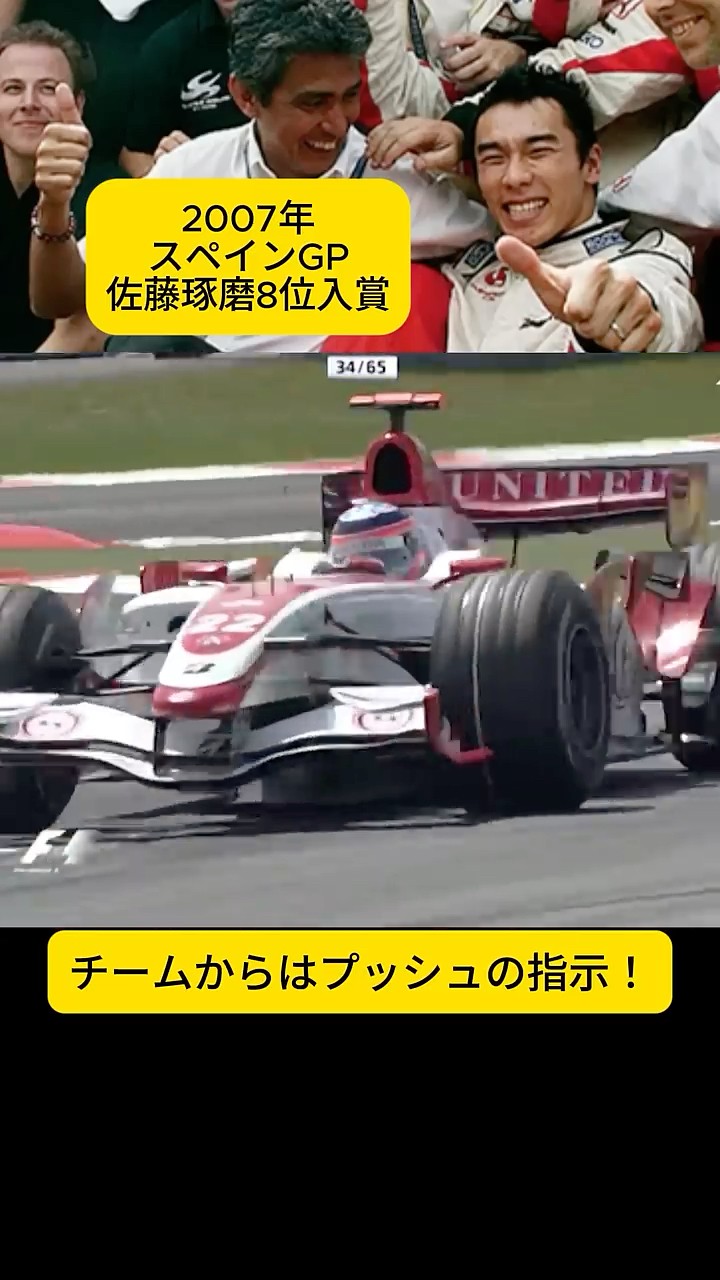 Takuma Sato & Super Aguri finish 8th at the Spanish GP! 2007 F1