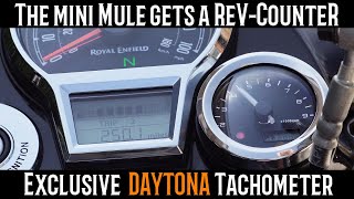 Royal Enfield 350 Classic/Hunter & 350 Meteor. DAYTONA Rev counter! The mini mule gets a new TACHO! screenshot 5