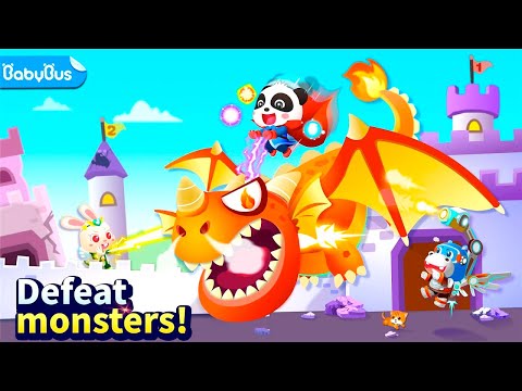 Little Pandau0027s Hero Battle Game | Gameplay Walkthrough Baby Panda | By Babybus Games Ep #12