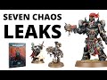 Enormous chaos codex rules changes  dark pacts marks removed units iron warriors and more