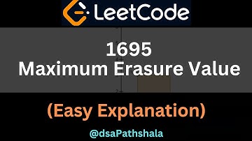 Leetcode 1695 | Maximum Erasure Value | Sliding Window Approach | Leetcode Daily Challenge | Java