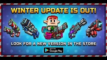 Pixel Gun 3D - New Christmas Update 15.6.0 (45 level / new weapons / old maps)