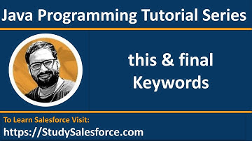 22 Java this and final keywords | Learn Java Programming by Sanjay Gupta