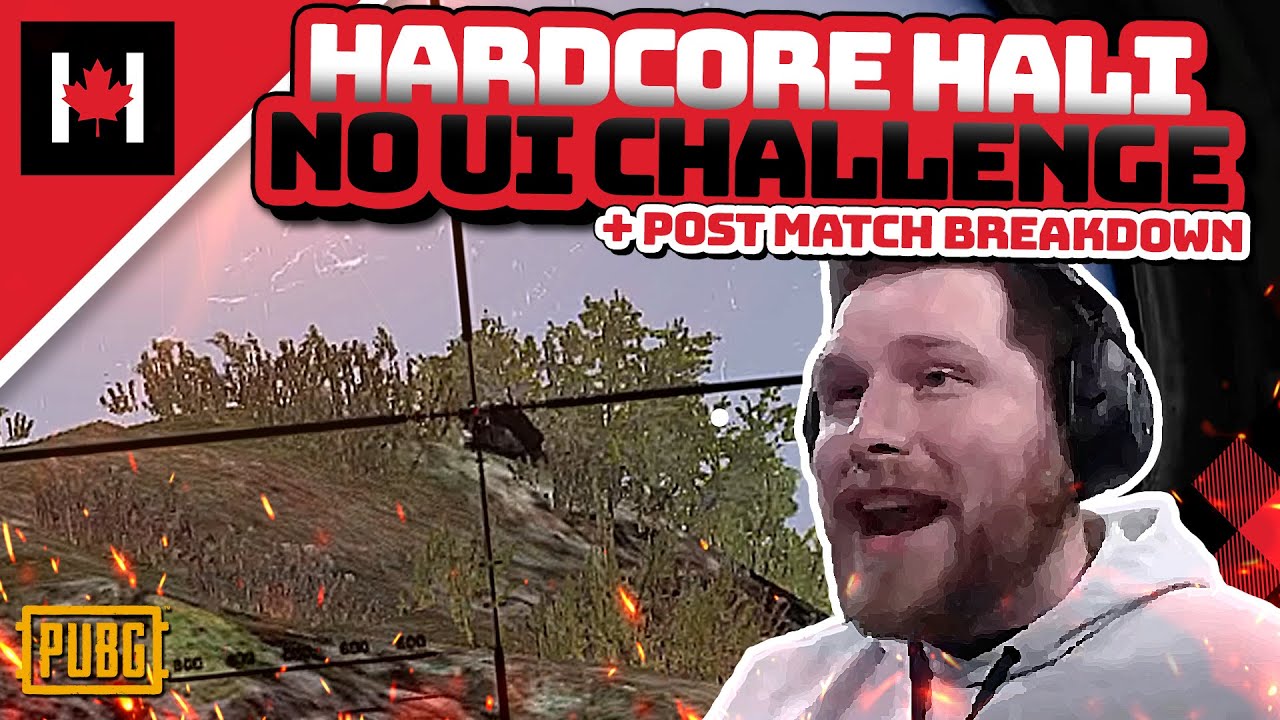 Halifax DOMINATES with NO UI CHALLENGE  - PUBG Solo Gameplay